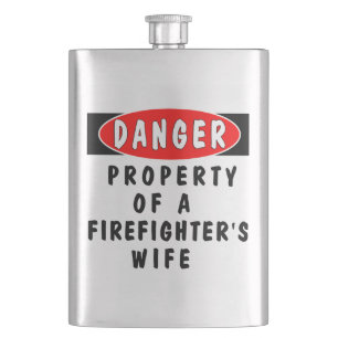 Firefighter Wife Hip Flask
