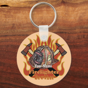 Firefighters Are Brothers firefighter  Keychain