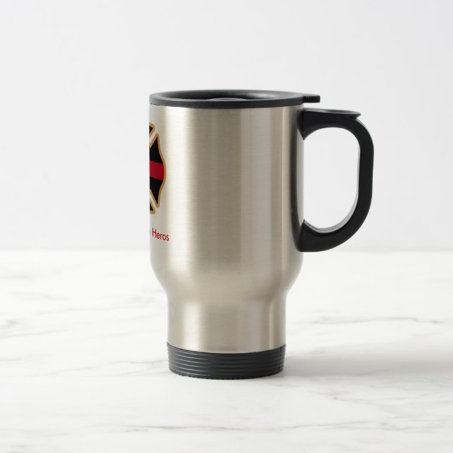Firefighters Are True Heros Mug (Right)
