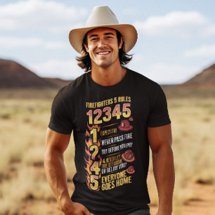 Firefighters Code: Rules of Bravery T-Shirt