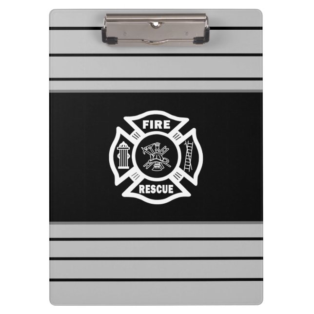 Firefighters Fire Rescue   Clipboard (Front)