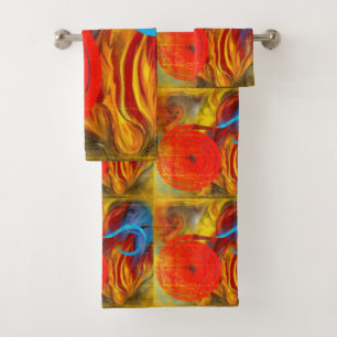 Firefighters Flare Bath Towel Set