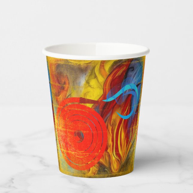 Firefighters Flare Paper Cups (Left)