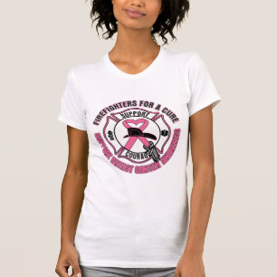 Firefighters For A Cure Breast Cancer T-Shirt