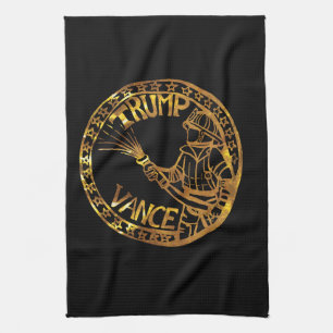 FIREFIGHTERS FOR TRUMP KITCHEN TOWEL