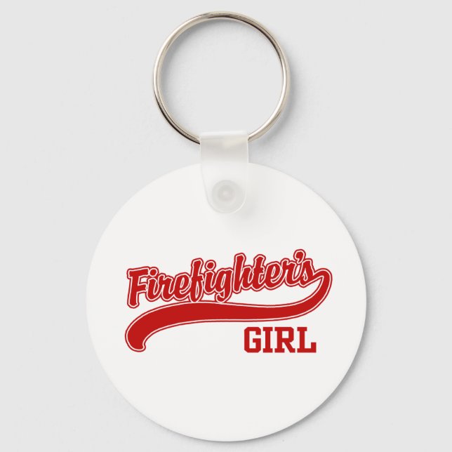 Firefighter's Girl Keychain (Front)