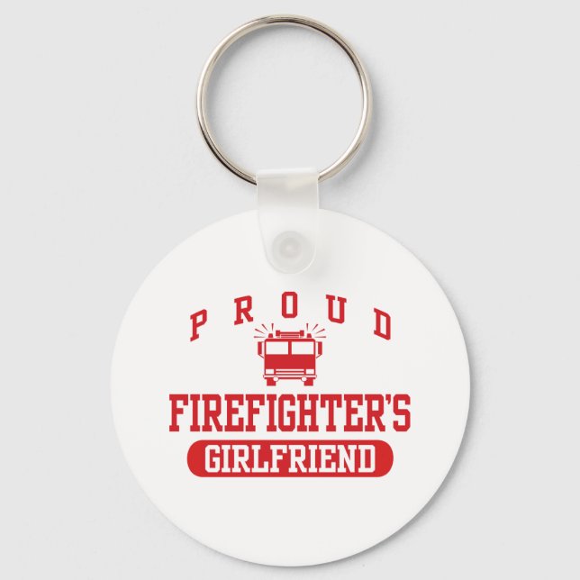 Firefighter's Girlfriend Keychain (Front)
