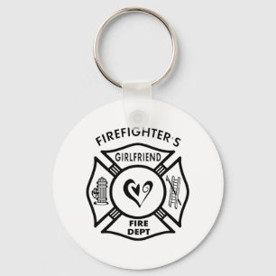 Firefighter's Girlfriend Keychain