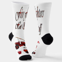 Firefighters Hot Stuff, Crew Socks