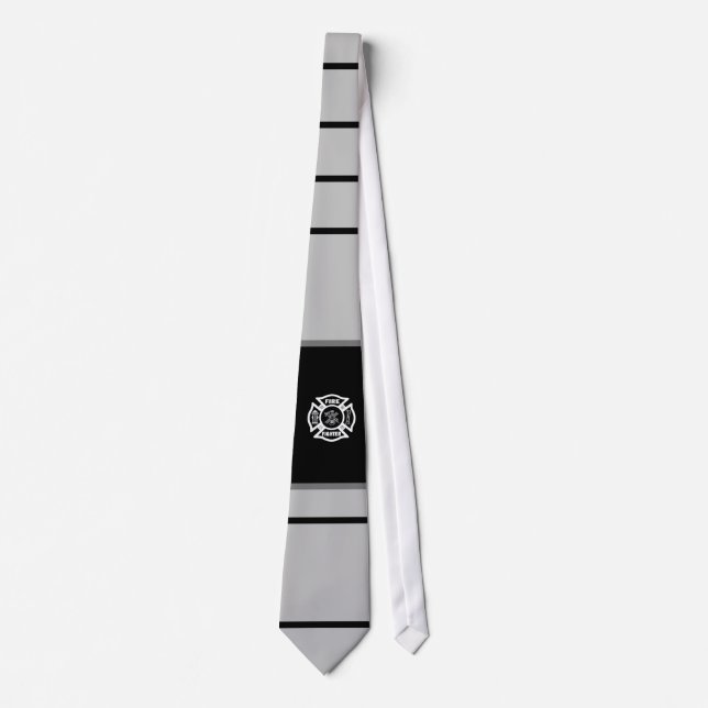 Firefighters Logo   Neck Tie (Front)