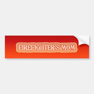 Firefighter's Mom Bumper Sticker