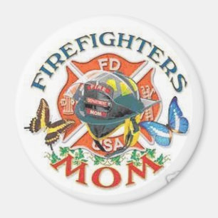 Firefighter's Mom Magnet