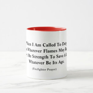 Firefighters Prayer Mug