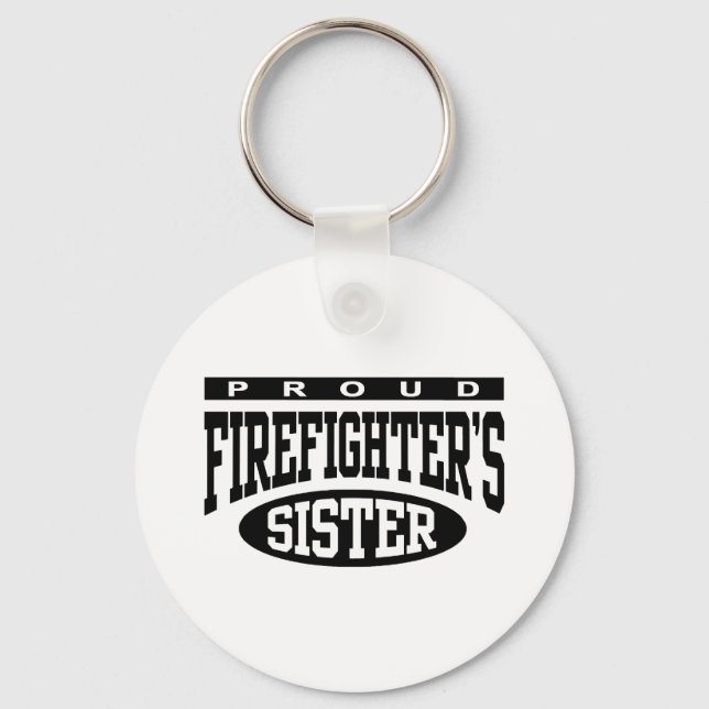 Firefighter's Sister Keychain (Front)