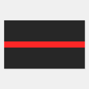 Firefighters Thin Red Line Sticker