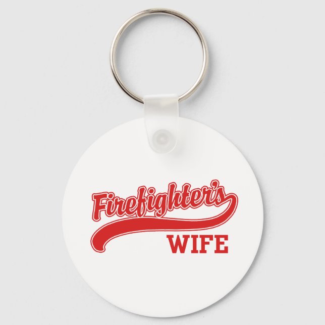 Firefighter's Wife Keychain (Front)
