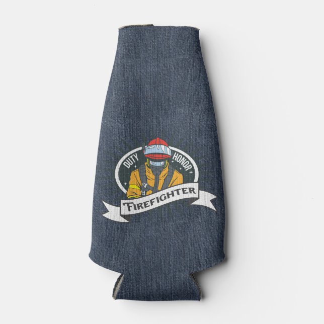 Firefighting Duty and Honour Bottle Cooler (Front)