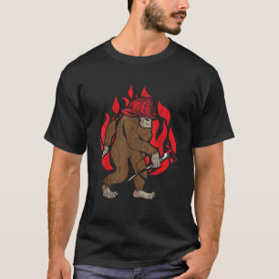 Firefighting Fireman Firefighter Fire Rescue Bigfo T-Shirt