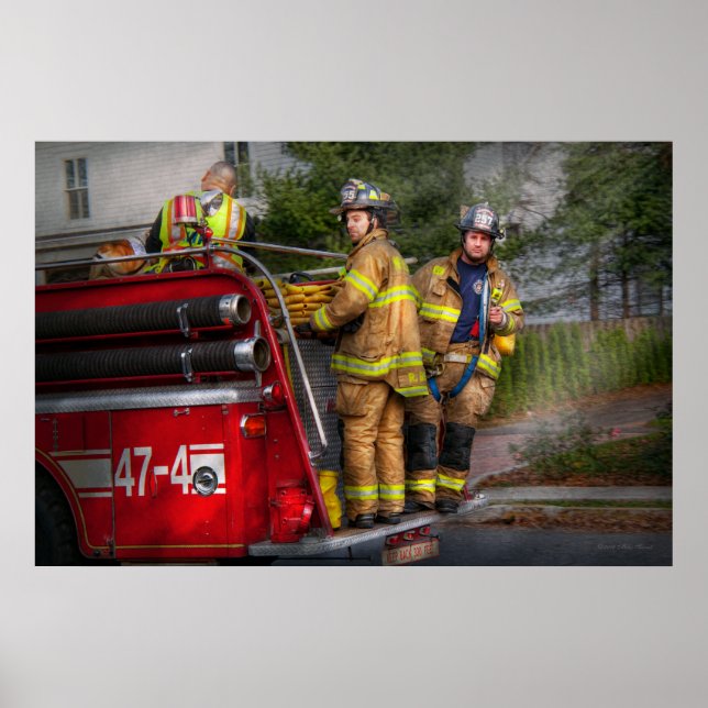Firefighting - Only you can prevent fires Poster (Front)