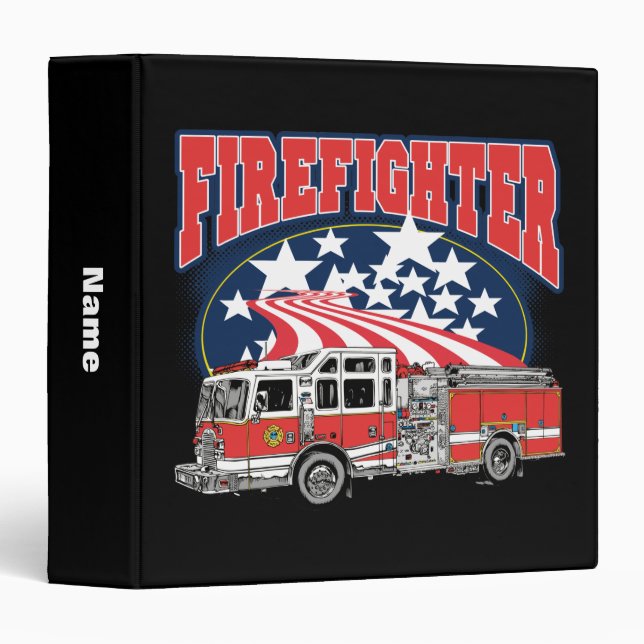 Firefighting Truck Binder (Front/Spine)