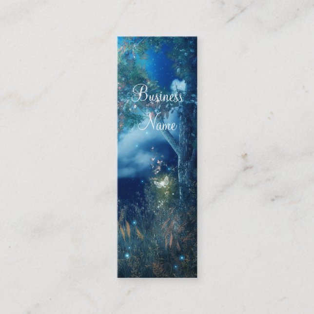 Fireflies cartes de visite maigres (Devant)