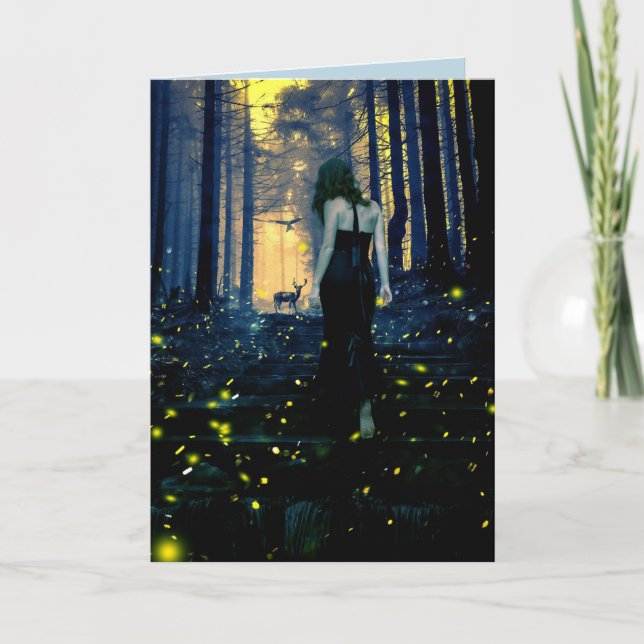 FIREFLIES ÉCLAIRAGE BOGUES CARTES D'ANNIVERSAIRE P (Devant)