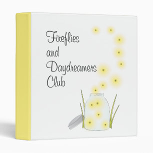 Fireflies Flying Binder