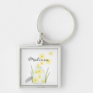 Fireflies Flying Keychain