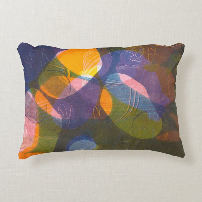 Fireflies I Decorative Pillow (Front)
