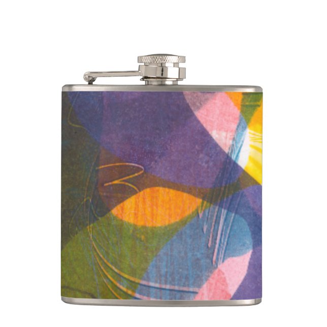 Fireflies I Hip Flask (Front)