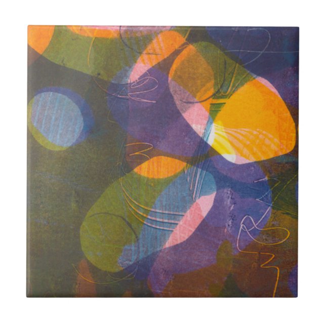 Fireflies I Tile (Front)