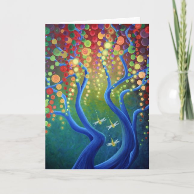 Fireflies in the Afterglow - art card - blank card (Front)