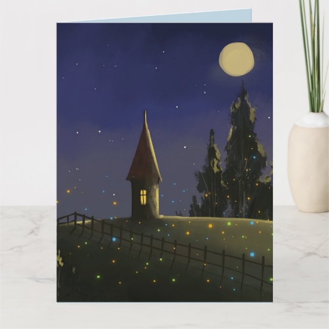 FIREFLIES LIGHTENING BUG BIRTHDAY GREETING CARDS (Front)