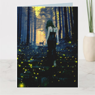 FIREFLIES LIGHTENING BUGS BIRTHDAY CARDS FOR HER