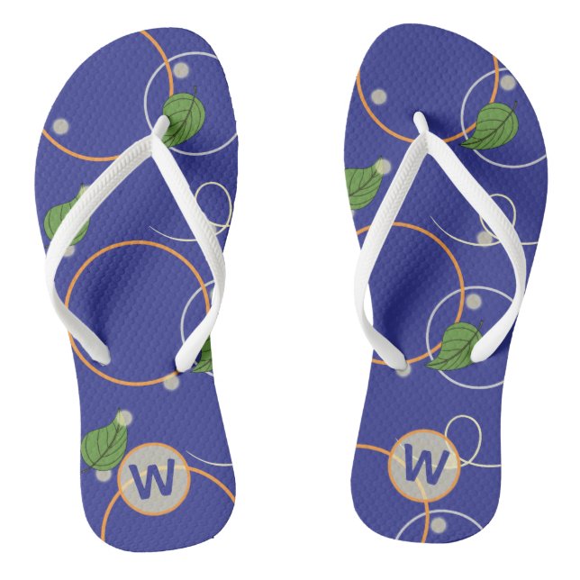 Fireflies Over Water Flip Flops (Footbed)