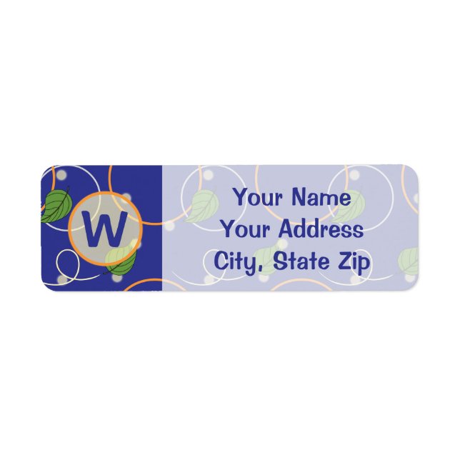 Fireflies Over Water Return Address Label (Front)
