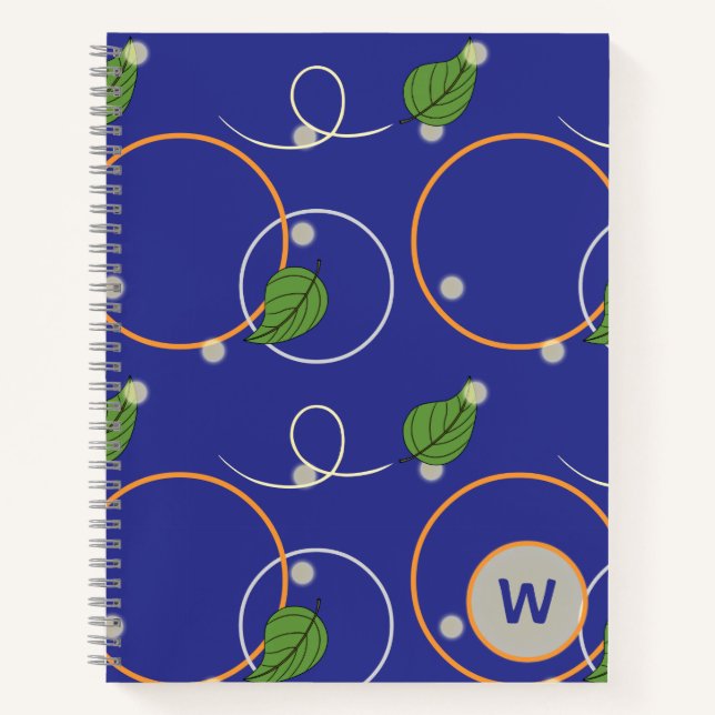 Fireflies Over Water Spiral Notebook (Front)