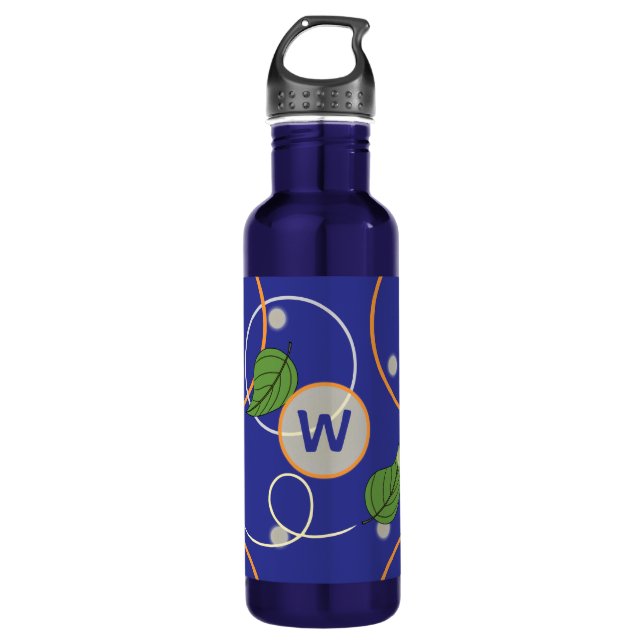 Fireflies Over Water Water Bottle (Front)