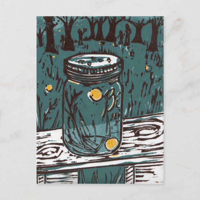 Fireflies Postcard (Front)