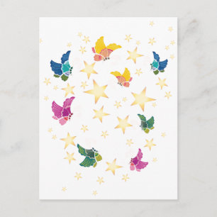 FIREFLIES POSTCARD