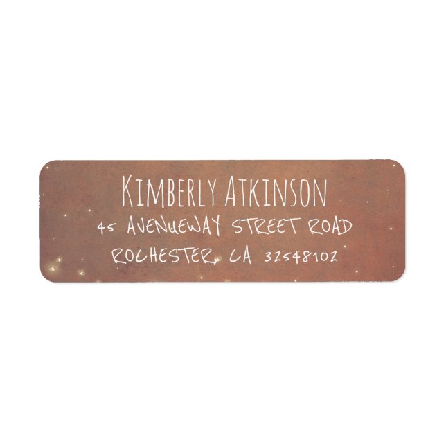 Fireflies Rustic Vintage Wedding (Front)