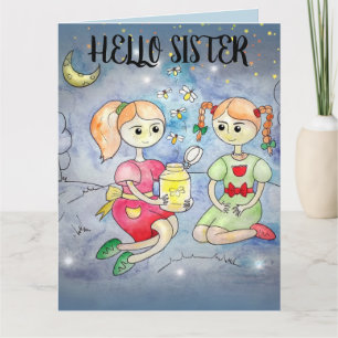 FIREFLIES SISTER SISTER THINKING OF YOU CARDS