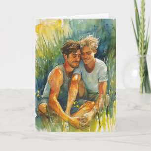 Firefly Catching Embrace Card