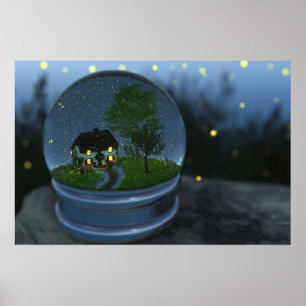 Firefly Globe Print