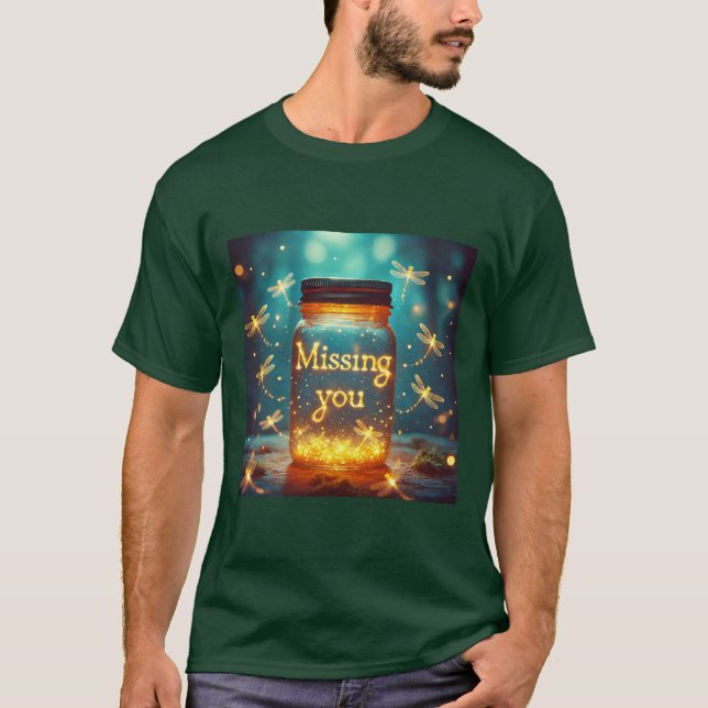 Firefly Jar Glow Mens Tshirt (Front)
