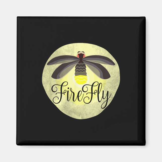 Firefly Lightning Bug Summer Gift  Magnet (Front)