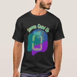 Firefly Lightning Bug Summer Glow Up Boho Camp T-Shirt