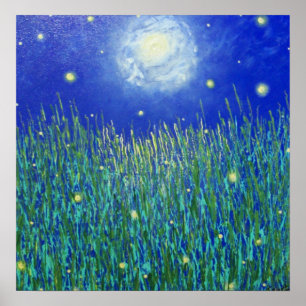 Firefly Moon Poster