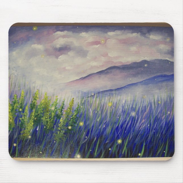 Firefly Whispers Mouse Pad (Front)