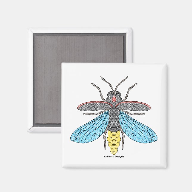 Firefly (white) - Magnet (Front/Back)